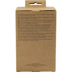 Silikoneform, Rillede lysestager, H: 4+5,5 cm, diam. 7+8 cm, blank transparent, 2 stk./ 1 pk.