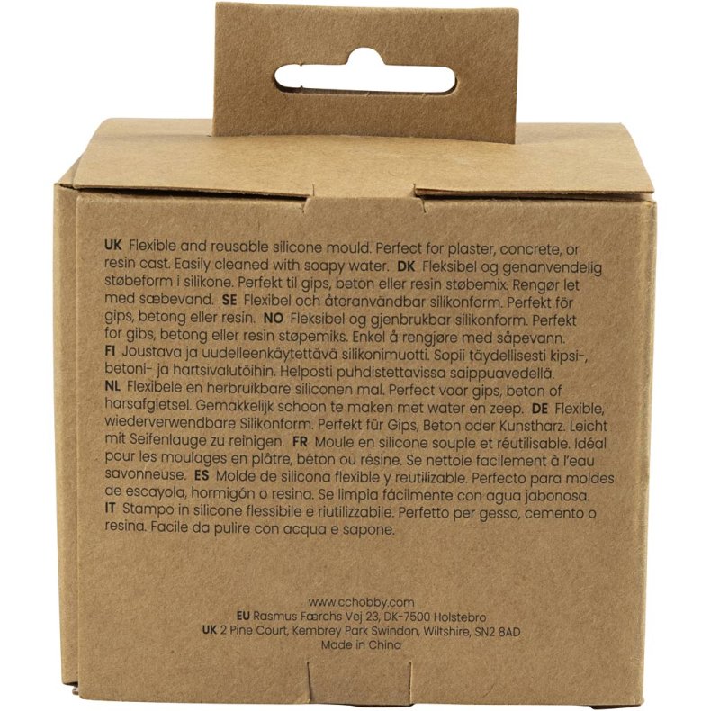 Silikoneform, Donutformede lysestager, H: 2+3,8 cm, diam. 6+6,2 cm, mat transparent, 1 stk./ 1 pk.