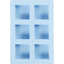 Silikoneform, H: 2,5 cm, L: 5 cm, B: 5 cm, 60 ml, 1 stk.