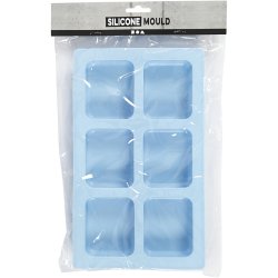 Silikoneform, H: 2,5 cm, L: 7 cm, B: 5,9 cm, 100 ml, 1 stk.