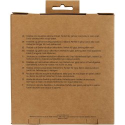 Silikoneform, Musling, H: 3 cm, L: 13,2 cm, B: 13,3 cm, 1 stk.