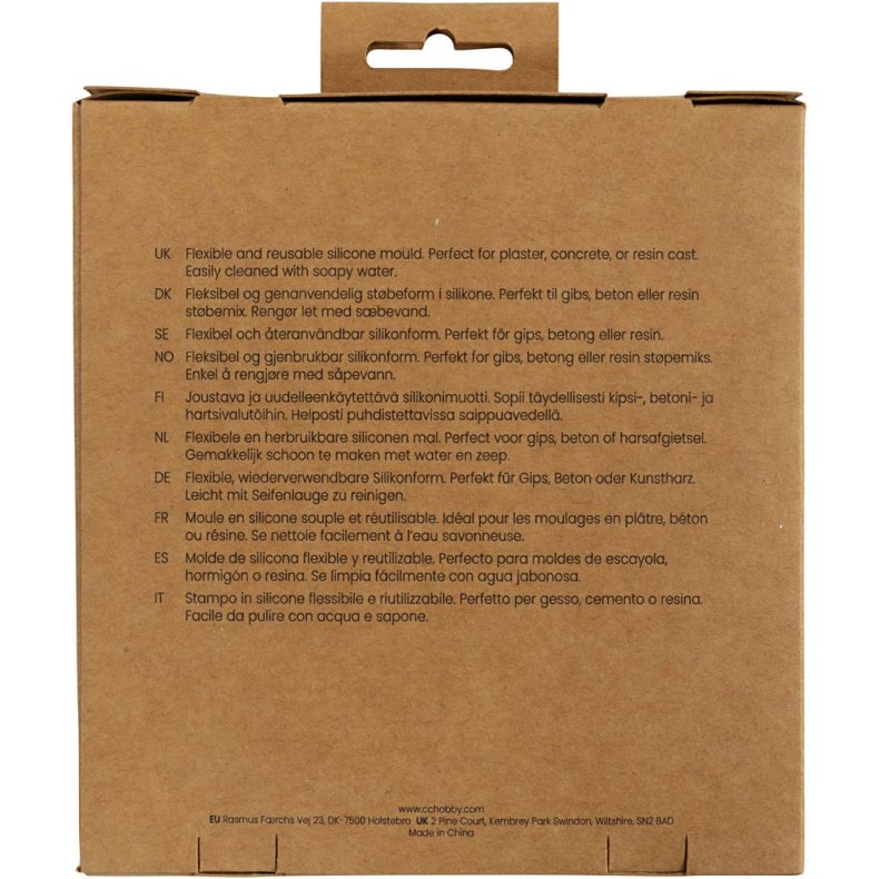 Silikoneform, Musling, H: 3 cm, L: 13,2 cm, B: 13,3 cm, 1 stk.