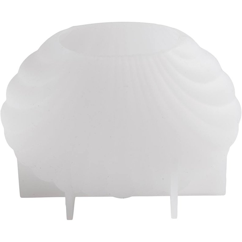 Silikoneform, Musling, H: 6 cm, L: 9 cm, B: 5 cm, 1 stk.