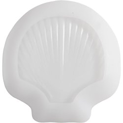 Silikoneform, Muslingeskal, H: 2,5 cm, L: 14,5 cm, B: 14 cm, 1 stk.