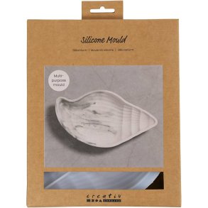Silikoneform, Konkylie , H: 2 cm, L: 20 cm, B: 11 cm, 1 stk.