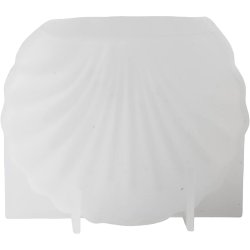 Silikoneform, Muslingelysestage, H: 5,5 cm, L: 6,8 cm, B: 5,5 cm, 1 stk.