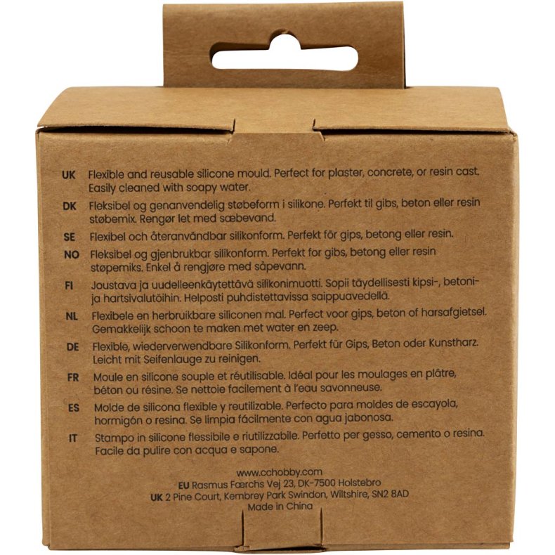 Silikoneform, Muslingelysestage, H: 5,5 cm, L: 6,8 cm, B: 5,5 cm, 1 stk.