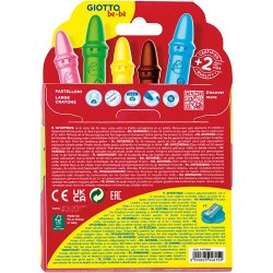 Vokskridt, L: 7 cm, diam. 11 mm, 10 stk./ 1 pk.