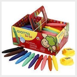 Vokskridt, L: 7 cm, diam. 11 mm, 40 stk./ 1 pk.