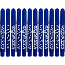 Colortime Tusch, streg 5 mm, bl&aring;, 12 stk./ 1 pk.