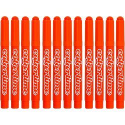 Colortime Tusch, streg 5 mm, orange, 12 stk./ 1 pk.