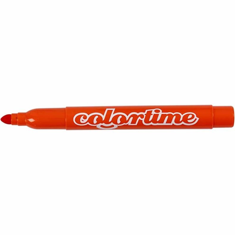 Colortime Tusch, streg 5 mm, orange, 12 stk./ 1 pk.