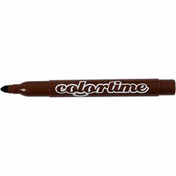 Colortime Tusch, streg 5 mm, brun, 12 stk./ 1 pk.