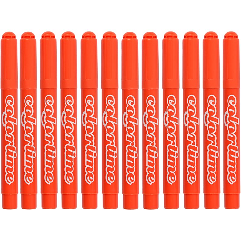 Colortime Tusch, streg 5 mm, mandarin, 12 stk./ 1 pk.