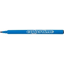 Colortime Tusch, streg 2 mm, lysebl&aring;, 18 stk./ 1 pk.