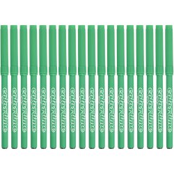 Colortime Tusch, streg 2 mm, lys gr&oslash;n, 18 stk./ 1 pk.