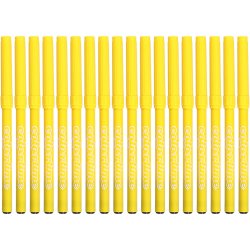 Colortime Tusch, streg 2 mm, citrongul, 18 stk./ 1 pk.