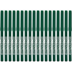 Colortime Tusch, streg 2 mm, m&oslash;rk gr&oslash;n, 18 stk./ 1 pk.