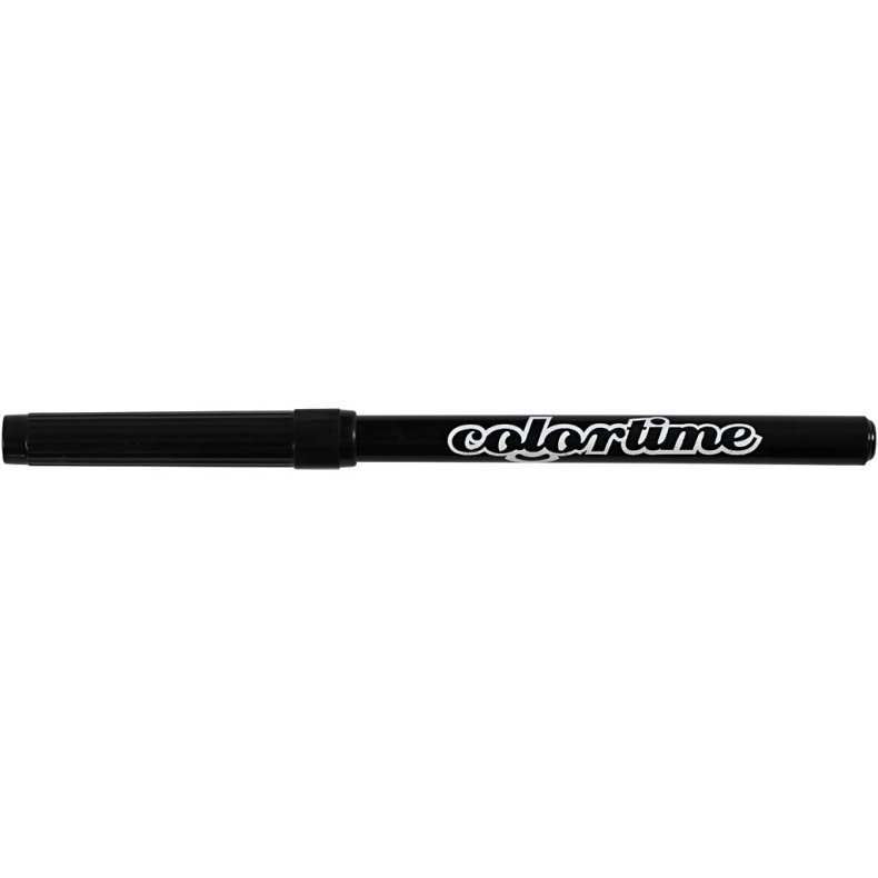 Colortime Tusch, streg 2 mm, sort, 18 stk./ 1 pk.