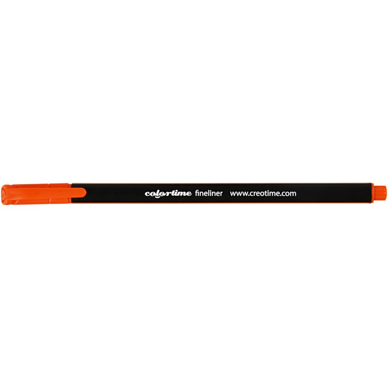Colortime Fineliner Tusch, streg 0,6-0,7 mm, orange, 12 stk./ 1 pk.