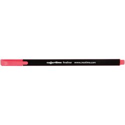Colortime Fineliner Tusch, streg 0,6-0,7 mm, pink, 12 stk./ 1 pk.