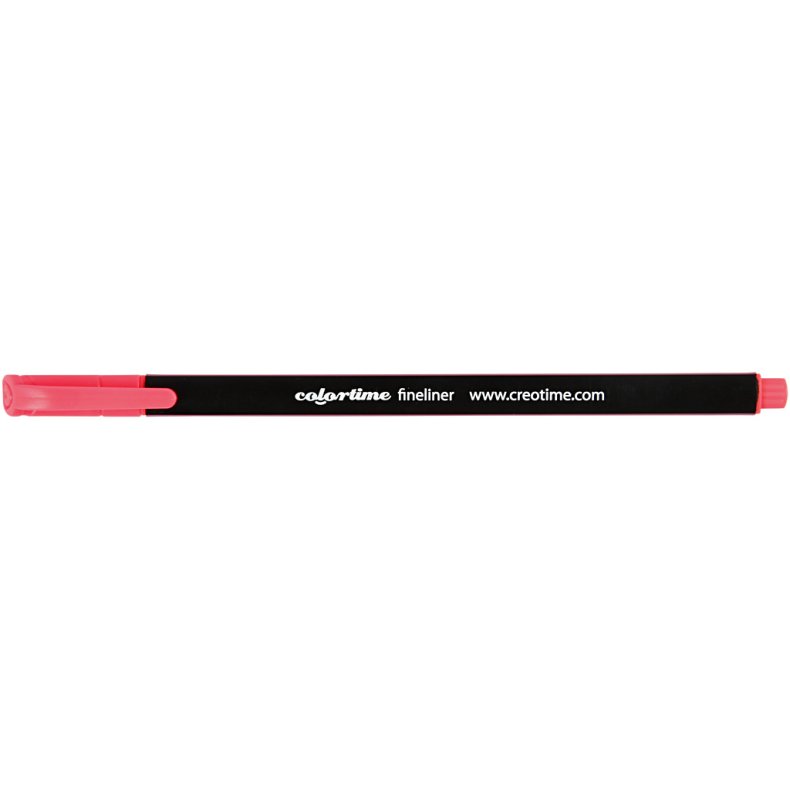Colortime Fineliner Tusch, streg 0,6-0,7 mm, pink, 12 stk./ 1 pk.