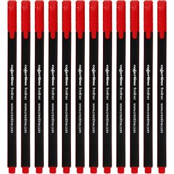 Colortime Fineliner Tusch, streg 0,6-0,7 mm, r&oslash;d, 12 stk./ 1 pk.