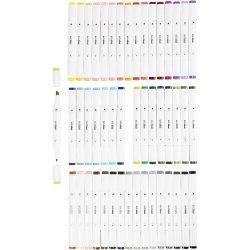 Illustration Marker, streg 1+8 mm, standardfarver, 48 stk./ 1 pk.