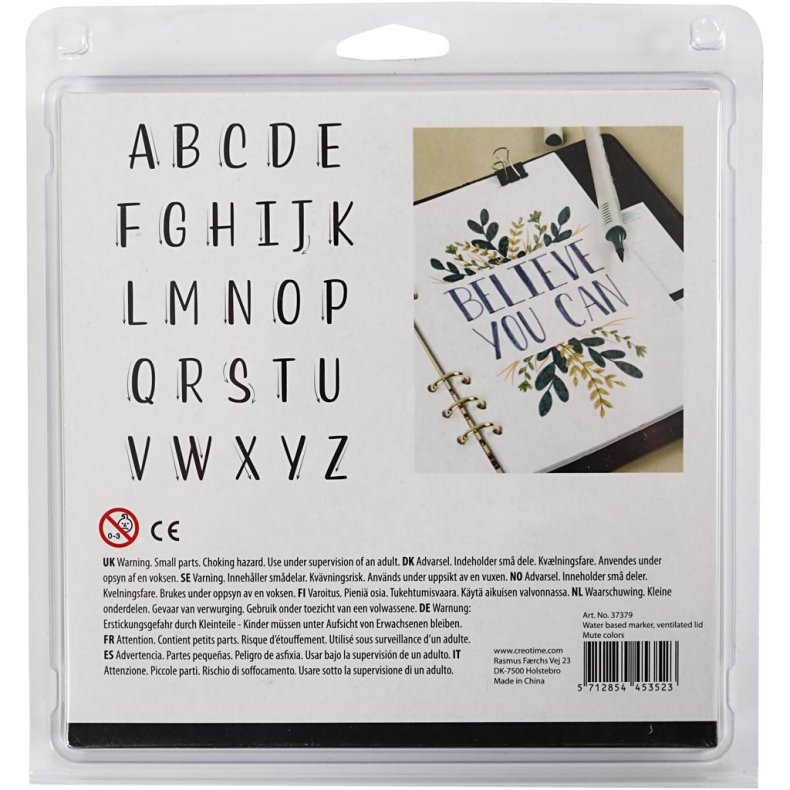 Sketch Marker, streg 1+2-5 mm, douche farver, 12 stk./ 1 pk.