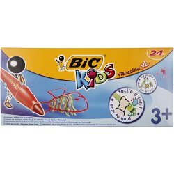 BIC Visa Color Tusch, streg 3 mm, ass. farver, 24 stk./ 1 pk.