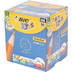 BIC Evolution Farveblyanter, L: 17,5 cm, mine 3 mm, ass. farver, 288 stk./ 1 pk.