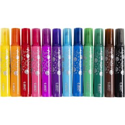 BIC Decoralo Jumbotusch, streg 4 mm, ass. farver, 30 stk./ 1 ds.