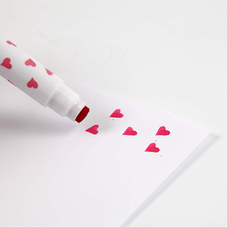 Stempeltusch, ass. farver, 8 stk./ 1 pk.