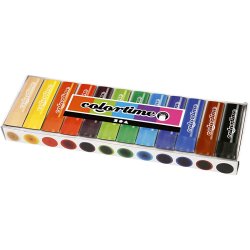 Soft Color Stick, L: 8 cm, ass. farver, 12 stk./ 1 pk.