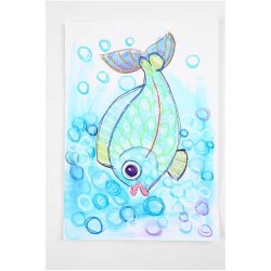 Woody 3-i-1, L: 11 cm, tykkelse 16 mm, mine 10 mm, ass. farver, 10 stk./ 1 pk.