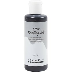 Linoleumsmaling, sort, 85 ml/ 1 fl.