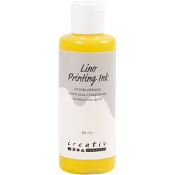 Linoleumsmaling, gul, 85 ml/ 1 fl.