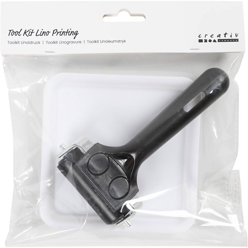 Tool Kit Linoleumstryk, B: 6 cm, str. 12x12 cm, 1 pk.