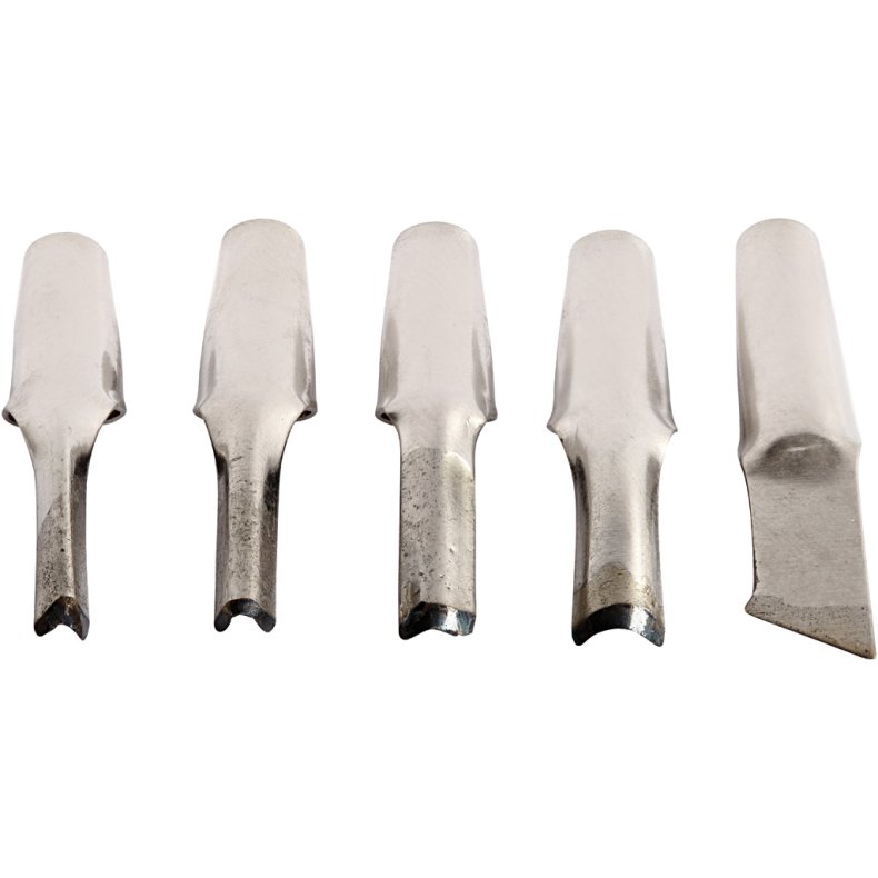 Linoleum Sk&aelig;res&aelig;t, 5 ass./ 1 s&aelig;t