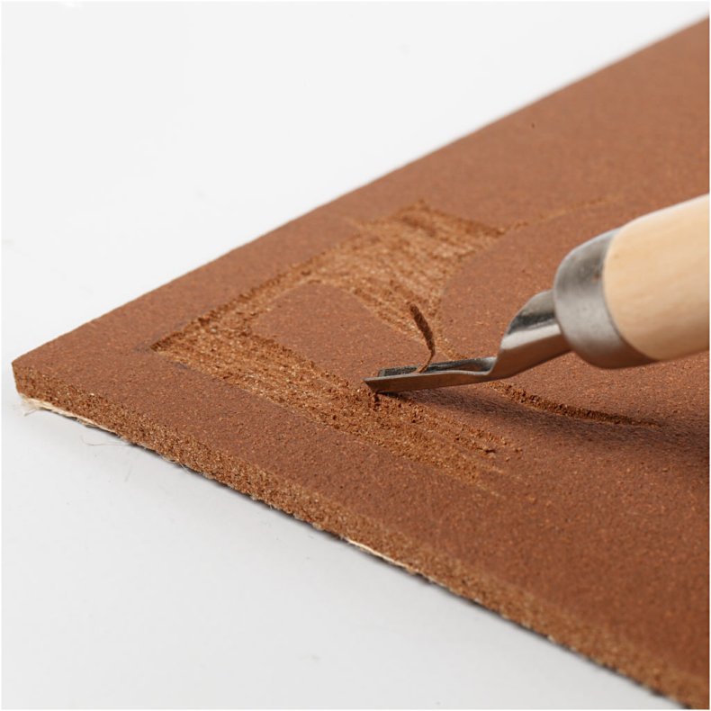 Linoleum Sk&aelig;res&aelig;t, 5 ass./ 1 s&aelig;t