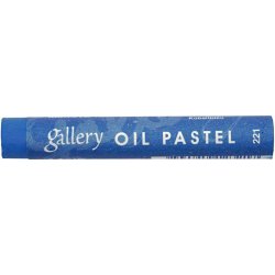 Gallery Oliepastel Premium, L: 7 cm, tykkelse 11 mm, kobolt bl&aring; (221), 6 stk./ 1 pk.