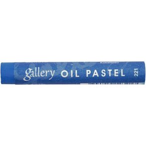 Gallery Oliepastel Premium, L: 7 cm, tykkelse 11 mm, kobolt blå (221), 6 stk./ 1 pk.