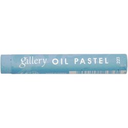 Gallery Oliepastel Premium, L: 7 cm, tykkelse 11 mm, turkisbl&aring; (223), 6 stk./ 1 pk.
