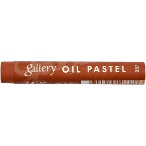 Gallery Oliepastel Premium, L: 7 cm, tykkelse 11 mm, rødbrun (237), 6 stk./ 1 pk.