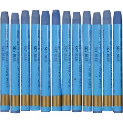 Gallery Akvarel, L: 9,3 cm, tykkelse 8 mm, himmelbl&aring; (337), 12 stk./ 1 pk.