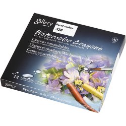 Gallery Akvarel, L: 9,3 cm, orange, 12 stk./ 1 pk.