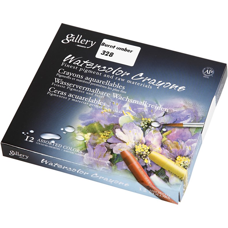 Gallery Akvarel, L: 9,3 cm, orange, 12 stk./ 1 pk.