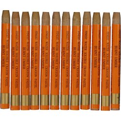 Gallery Akvarel, L: 9,3 cm, orange, 12 stk./ 1 pk.