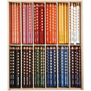 Groove Farveblyant, L: 18 cm, mine 4.25 mm, ass. farver, 12x12 stk./ 1 pk.