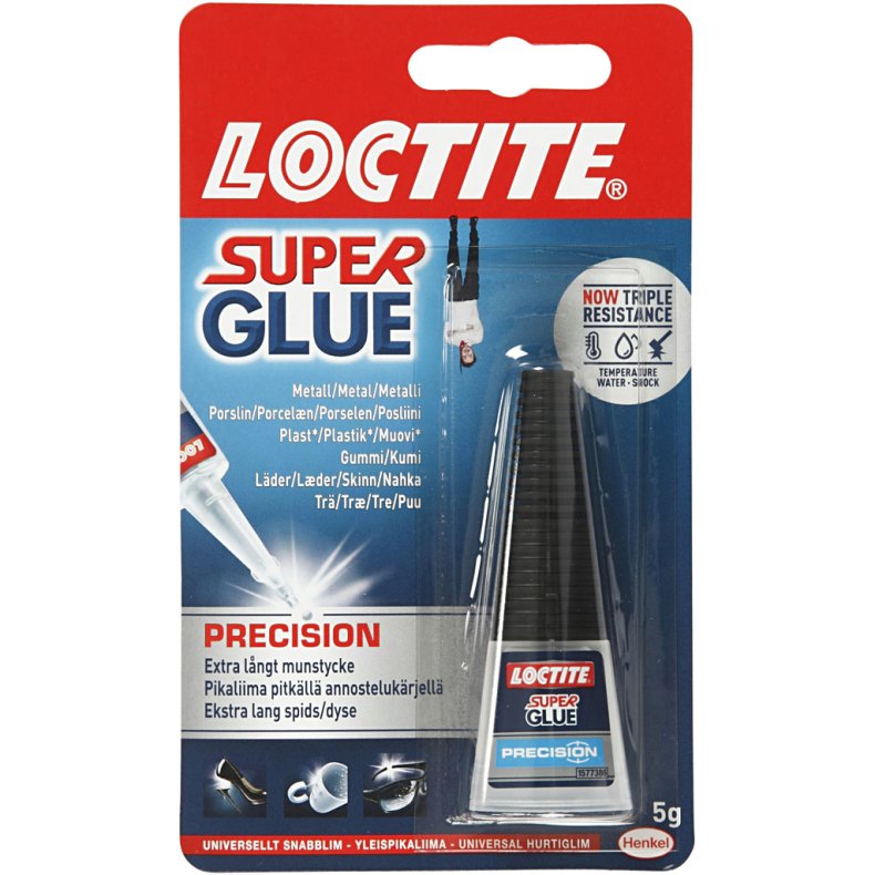 Loctite - Precision sekundlim, 5 g/ 1 fl.